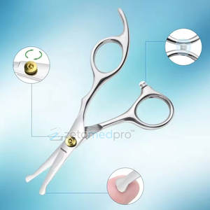 Tijeras Profesionales para Recortar el Vello de la Nariz y las Orejas, Tijeras de Acero Inoxidable para un Recorte Seguro - Product Image 4