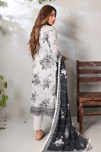 Salwar Kameez de Verano de 3 Piezas de Algodón Premium para Mujer, Bordado, Informal, Protección Solar, Sin Arrugas, Absorbe la Humedad, Estilo Indio - Product Image 3