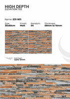 Carreaux muraux intérieurs en porcelaine 300x600mm, revêtement de façade, villa moderne