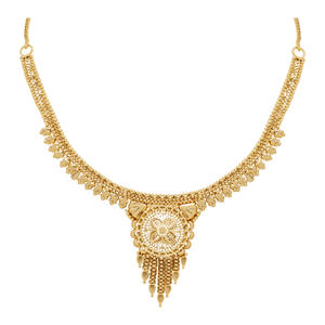 Joyería de latón de imitación de moda chapada en oro, collares de moda con Festival de perlas, joyería de exportación con diseño de formación - Product Image 4