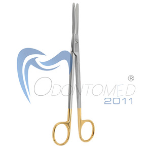 ODONTOMED 2011 ODM-36-69E Ciseaux dentaires à pointe droite et arrondie Instrument chirurgical Classe I Certifié CE Utilisation manuelle Garantie de 2 ans - Product Image 2