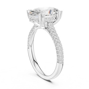 Anillo de Diamantes Cultivados en Laboratorio de 5 Quilates, Corte Ovalado, Elegante y Audaz, Certificado por IGI, Chapado en Oro Clásico, Oro Rosa, Joyería Fina para Mujer - Product Image 4