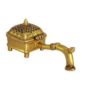 Brass Inlay Bakhoor <b>Burner</b> Handmade Bukhoor <b>Burner</b> Wood <b>Electric</b> <b>Incense</b> <b>Burner</b> Bakhoor - Product Image 1