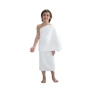 Serviette pour enfants Hajj Omra 2pcs pour Ihram du haut et du bas du corps, Ihram musulman Hajj et Omra Kids Ihram - Product Image 5