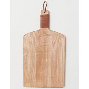 La tabla de cortar de madera hecha a mano con un hermoso acabado mejora la estética de la cocina que ofrece una tabla de queso confiable de acero inoxidable - Product Image 1
