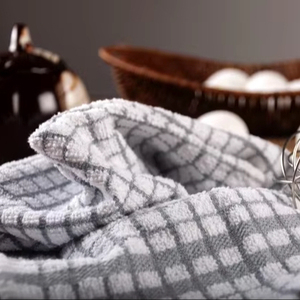 Toallas de rizo grises de algodón 100% Toallas de baño de golf tejidas de secado rápido para niños - Product Image 1