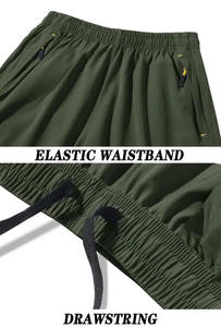 Shorts pour hommes de style moderne, respirants, à séchage rapide, avec couleurs et logo personnalisés, taille élastique, vêtements de plage décontractés - Product Image 3