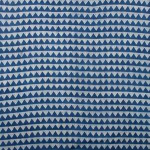 Dernière collection de tissus en gros, imprimé géométrique en blocs, indigo, coton imprimé à la main pour robes - Product Image 3