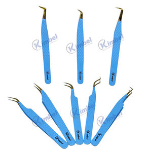 45 75 องศาบางตรงปริมาณ Lash แหนบฉลากส่วนตัว Strong Hold แหนบเคล็ดลับเส้นใยที่กําหนดเองขยายขนตาแหนบ - Product Image 6