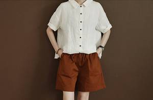 Tùy Chỉnh Quá Khổ Tinh Khiết Linen Áo <span class=keywords><strong>Tops</strong></span> Cho Phụ Nữ Mềm Mại Giản Dị Mùa Xuân Áo Cánh Tự Nhiên Đồng Bằng Nhuộm Tank Thiết Kế Odm Cộng Với Kích Thước - Product Image 3