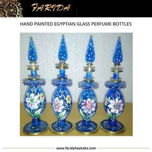 Gamme exclusive 2025 Nouveauté Luxe Vente flash Design unique Flacons de parfum en verre égyptien peints à la main avec compte-gouttes Personnalisable - Product Image 6
