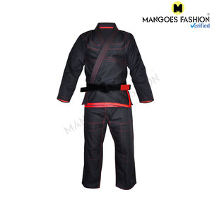 ชุดเครื่องแบบยูโดกิ100% สำหรับผู้ใหญ่และชายเสื้อกีฬาคอตตอนสีดำปรับแต่งได้ - Product Image 2