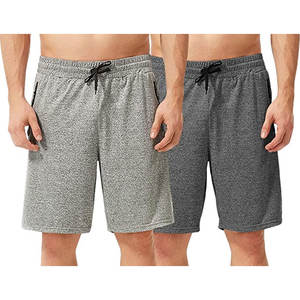 Custom Logo <b>Men's</b> Stretch Elastic-Waist Drawstring Sport <b>Shorts</b> Quick Dry Running Gym - Product Image 6