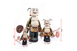 Prix de gros décoration maison Design traditionnel objets décoratifs jacquier bois eau marionnette terre dieu du Vietnam - Product Image 3