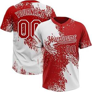 Camiseta de softball sublimada personalizada de alta calidad para hombres Proveedor OEM Jersey transpirable ligero mundial para equipos deportivos - Product Image 1
