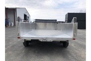 Remolque de Aluminio de Doble Eje con Elevación Hidráulica 7x14 para Transporte Pesado - Product Image 5
