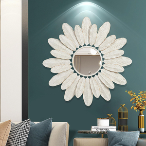 Espejo de decoración moderna de clase alta Marco hecho a mano duradero ecológico para el hogar Sala de estar Boutique Interior - Product Image 2