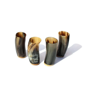Verre corne de buffle meilleure vente corne de buffle et corne de boeuf chope corne verre en gros verre corne de buffle/boeuf - Product Image 5