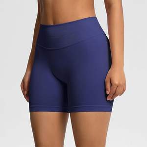 Top Selling <b>Women's</b> Solid High Waist Yoga Shorts Seamless <b>Tight</b> Scrunch Butt Lifting Workout Running Pants For Ladies - Product Image 1