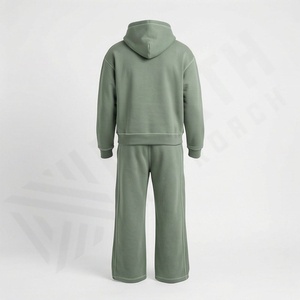 Vente chaude Ensemble de survêtement décontracté pour homme Hiver Nouvelle mode Respirant 100% coton polaire Ensemble de vêtements à la vente privée - Product Image 2