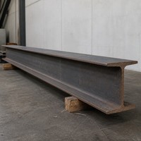 Poutre en I structurelle laminée à chaud 320x130x9.5x15 en acier ASTM A36 pour structure en acier d'entrepôt