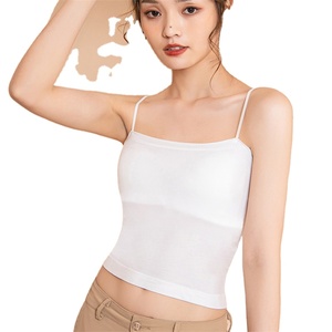 Top Deportivo de Seda de Hielo Sólido, Sin Costuras, con Relleno en el Pecho, Sexy, para Yoga, Transpirable, Antibacteriano, de Secado Rápido, para Mujer - Product Image 4