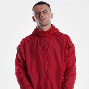 Chaqueta deportiva con cremallera personalizada para hombre, cortavientos de punto transpirable con cuello levantado para entrenamiento - Product Image 1