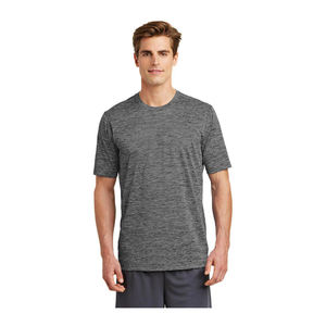 Personalizable de manga corta de los hombres de cuello redondo de Verano de la moda de la camiseta de poliéster/algodón de punto de tela con logotipo impreso - Product Image 4