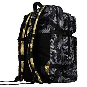 Sac à dos de sport tactique unisexe durable et léger, multi-compartiments, ceintures à perles personnalisables, revêtement PVC 600D, capacité 56L - Product Image 5