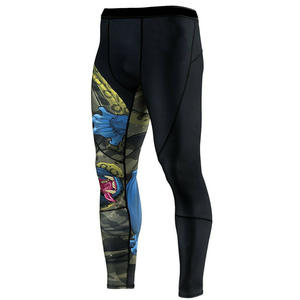 Nouvelle Arrivée Leggings de Compression Respirants pour Hommes, Taille Élastique, pour Sublimation, MMA, BJJ, Grappling - Qualité Industrielle Star - Product Image 1