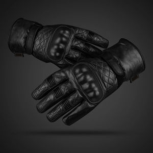 Gants de moto en cuir unisexe à doigts entiers pour moto Gants de moto de protection d'écran tactile décontractés et confortables pour l'extérieur - Product Image 2