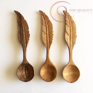 Ensemble de couverts en bois classique Vaisselle durable avec texture naturelle pour les repas quotidiens - Product Image 4
