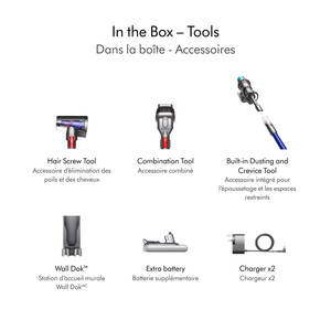 Aspiradora Inalámbrica de Barra de Primera Calidad - Color Níquel/Azul - Product Image 3