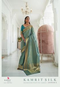 Indiase Traditionele Bruiloft Dragen Zachte Handgeweven Weven Mooie <span class=keywords><strong>Kanchivaram</strong></span> Zijde <span class=keywords><strong>Saree</strong></span> Voor Vrouwen Mode Leverancier Uit India - Product Image 5