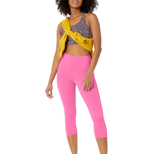 Color Rosa mujeres fitness yoga medias 2024 personalizado Delgado Nylon Fitness deportes entrenamiento apretado pantalones de Yoga para la venta - Product Image 5