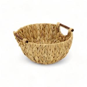 Cesta de Jacinto de Agua para Frutas, Cesta de Almacenamiento Hecha a Mano, Ecológica, Hecha en Vietnam - Product Image 1