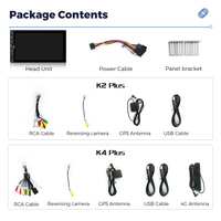 MEKEDE Série K Android 15 4 cœurs 8 cœurs Lecteur de navigation automobile CarPlay pour autoradio universel 7 pouces RDS GPS