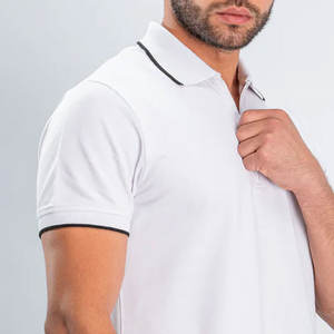 Camiseta Polo para hombre con logotipo personalizado impreso, mejor compra, venta directa de fábrica de Pakistán, camiseta polo con cremallera de cuarto para hombre - Product Image 5