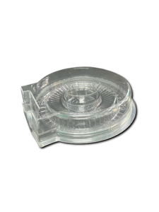 Plateau à collation rond en PET avec couvercle transparent robuste facile à afficher - Product Image 3