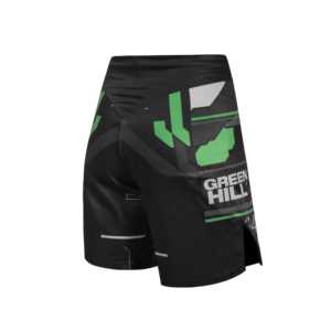 Pantalones Cortos de MMA Blancos de Diseño Personalizado GREEN HILL, Ropa de Poliéster Elástico para Grappling y BJJ para Gimnasio, Sublimados (10504) - Product Image 4