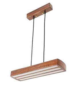 Lámpara de Techo LED Moderna, de Madera y Resina, Regulable, Impermeable IP54, Ecológica, Duradera, con Control de Botones, Altura Ajustable, CA - Product Image 2