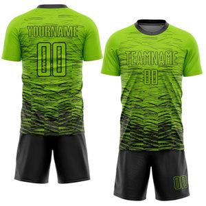 Nueva llegada mejor sublimación ropa deportiva 100% fábrica hacer camiseta de fútbol Logo secado rápido conjunto de uniformes de fútbol ropa deportiva de fútbol - Product Image 3