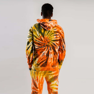 Survêtements Tie Dye pour hommes de qualité supérieure, survêtement Tie Dye respirant entièrement personnalisé avec un design dernier cri - Product Image 3