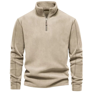 Sudaderas con capucha de hombre de alta calidad 100% algodón de gran tamaño cuello redondo otoño ajuste suelto sudaderas personalizadas de talla grande sudaderas de punto - Product Image 6