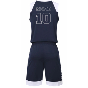 Maillot de basket-ball professionnel personnalisable ensemble de shorts uniformes respirants de haute qualité numéros de nom d'équipe options de taille OEM - Product Image 3