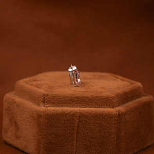 Toi Et Moi Pendentif en or massif 14kt personnalisé Poire rose et marquise blanche Diamants de laboratoire plaqués or pour les femmes de luxe - Product Image 5