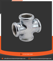 Raccord Sanitaire en Laiton en Gros, Croix de Réduction 4 Voies 1,5'' Tri-Clamp, Norme DIN, Forgé, Garantie 3 Ans