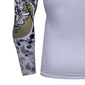 Chemises de compression les plus vendues pour hommes 100% coton Design à manches longues personnalisé à bas prix - Product Image 6