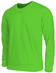 Ropa de hombre de manga larga con cuello redondo sólido sudaderas de lana en blanco sudadera de tripulación personalizada - Product Image 6