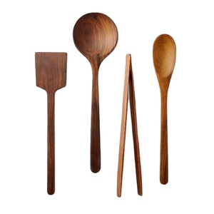 Juego de espátulas de madera modernas, cucharas antiadherentes para cocina, vajilla, juego de vajilla - Product Image 1